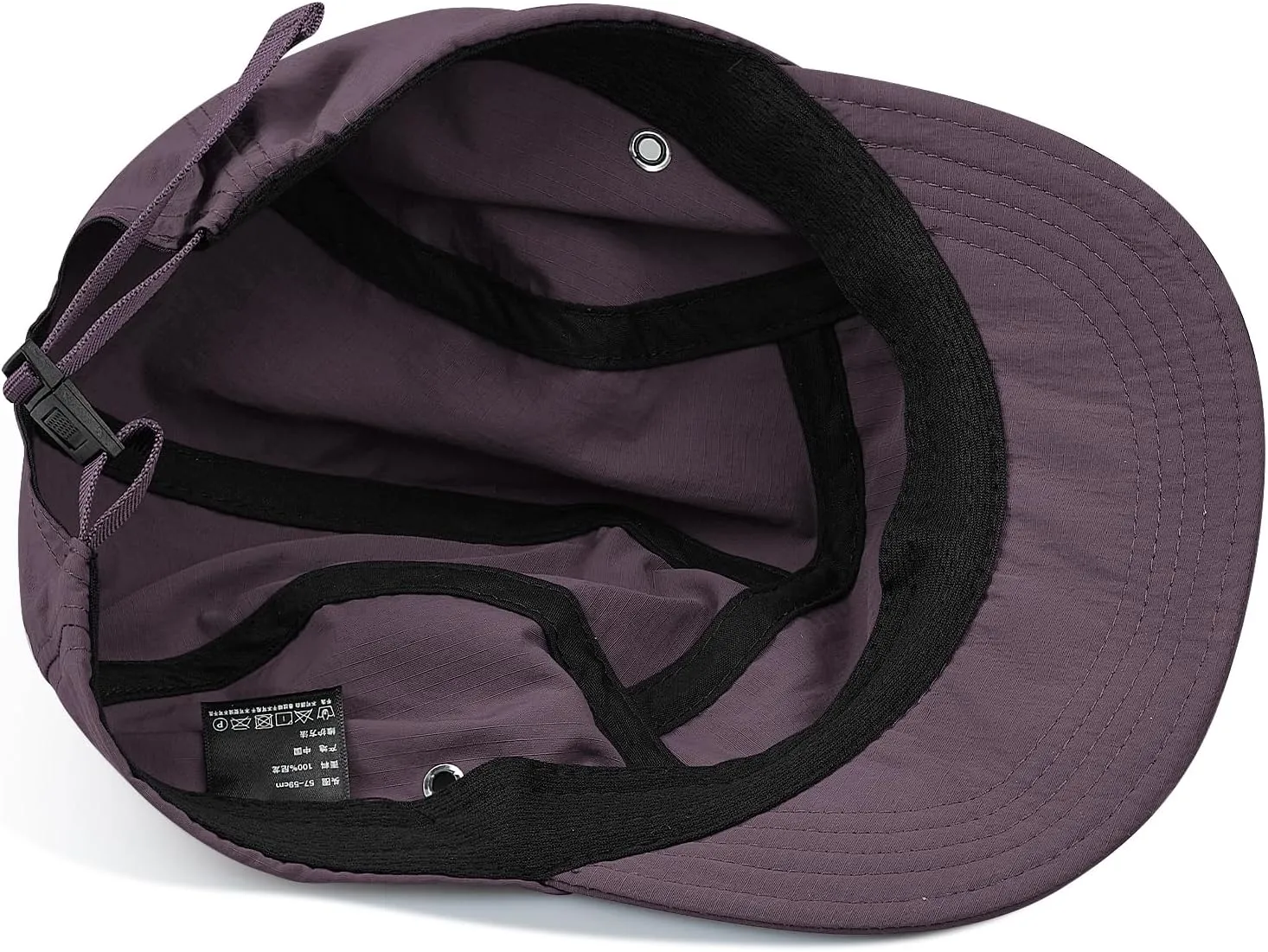 CLAPE Short Brim Hat Trucker 5 Panel Baseball Cap Casual Flat Brimmed Cap Umpire Dad Hats Adjustable Snapback Sun Cap