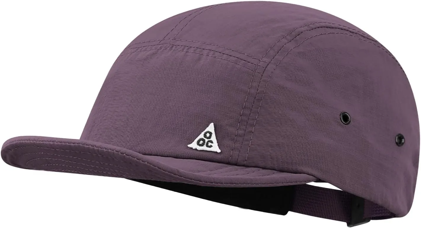 CLAPE Short Brim Hat Trucker 5 Panel Baseball Cap Casual Flat Brimmed Cap Umpire Dad Hats Adjustable Snapback Sun Cap
