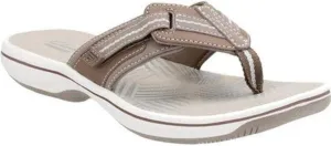 Clarks Unisex Brinkley JazzH Sneaker, Pewter Syn, 0 US Women