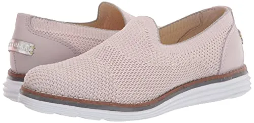 Cole Haan Women's Original Grand CLOUDFEEL Meridian Loafer, Lilac Marble/Sunny Lime/Sleet/White, 11