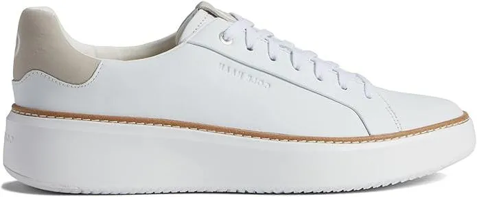Cole Haan Women's Sporty Lightweight Grandpro TopSpin Sneaker, White/Dove