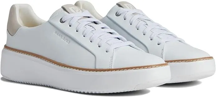 Cole Haan Women's Sporty Lightweight Grandpro TopSpin Sneaker, White/Dove