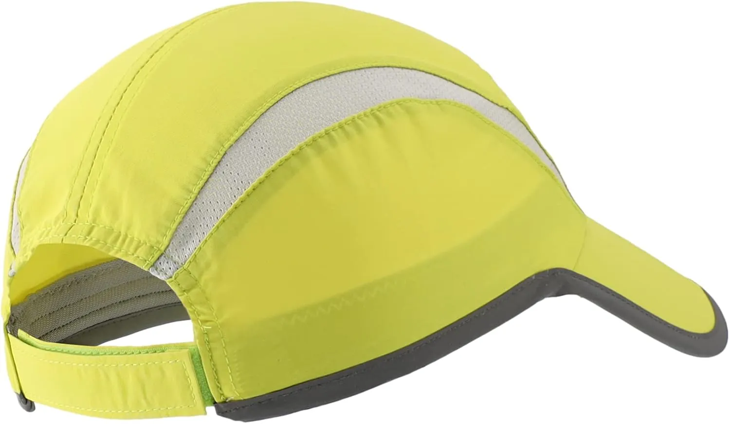 Connectyle Foldable Mesh Sports Cap with Reflective Stripe Breathable Sun Runner Cap