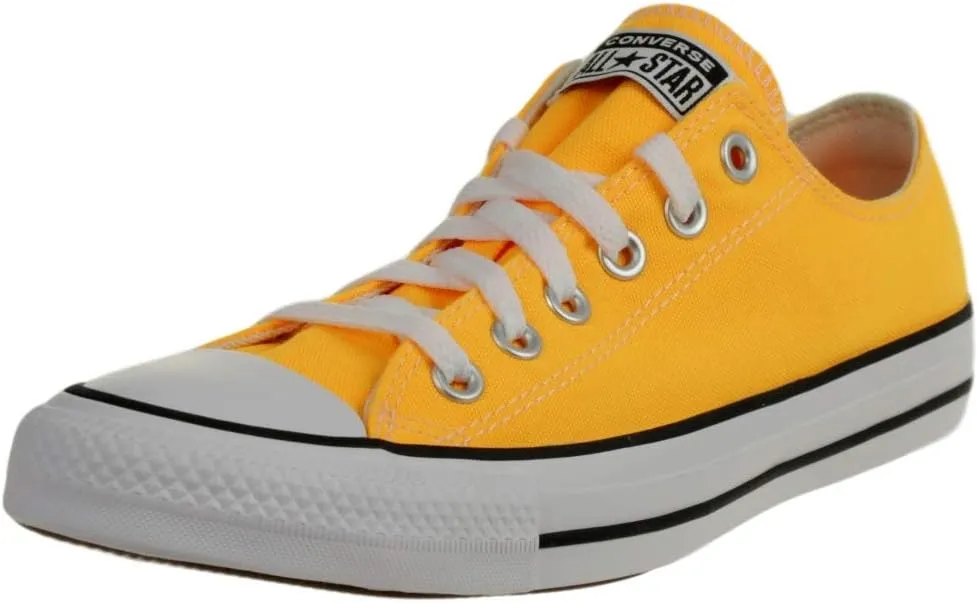 Converse Converse Women's Chuck Taylor All Star Shoreline Linen Slip on Sneaker womens Sneaker, Orange, 36 EU Wide