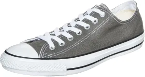 Converse Unisex Chuck Taylor All Star Core Ox Sneaker, Charcoal, Men's 4.5, Women's 6.5 Medium