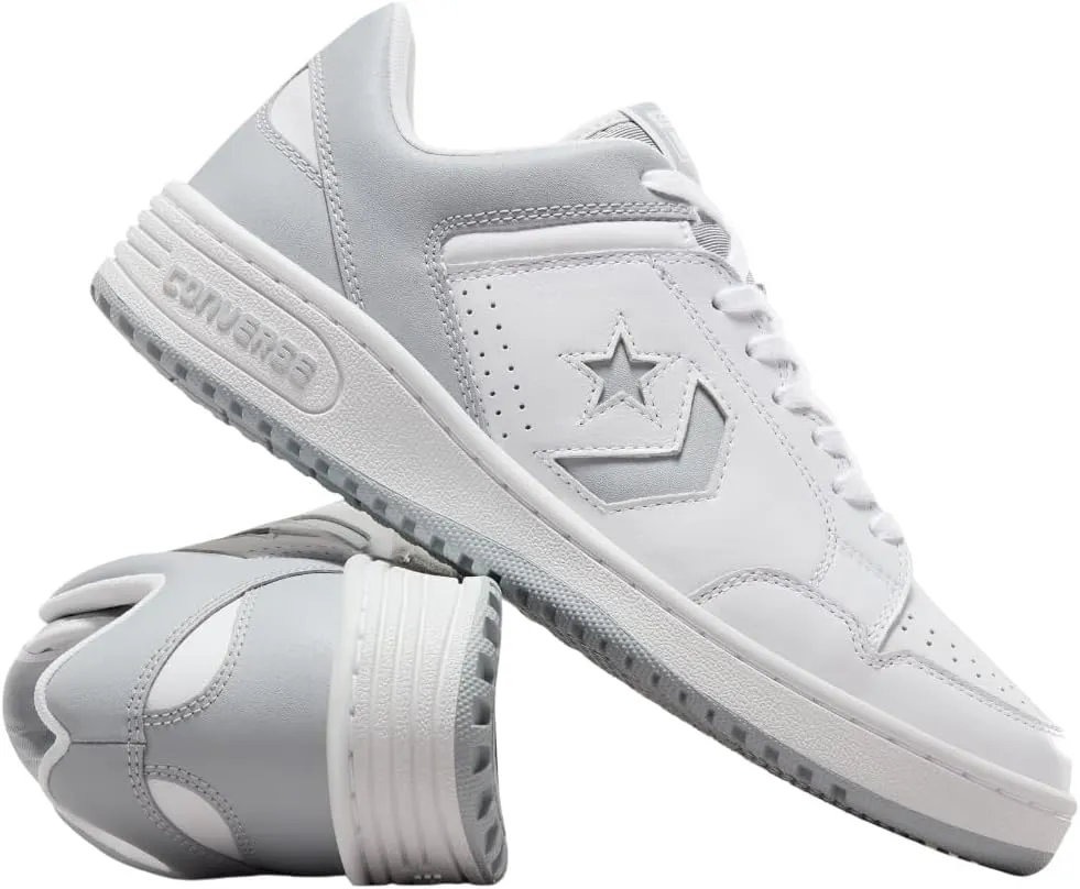 Converse Weapon Classic Shoes OX (White/Wolf Grey/White, US Footwear Size System, Adult, Men, Numeric, Medium, 13)