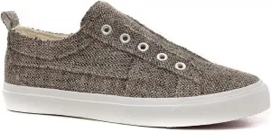 Corkys Womens Babalu Slip On Sneaker (Brown Tweed, Numeric_11)