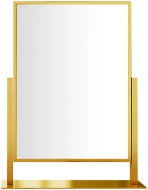 Cosmetic Mirror Square Makeup Mirror Desktop Vanity Mirror Folding Beauty Mirror Double-Sided Adjustable Desktop Makeup Mirror Dressing Table Mirror