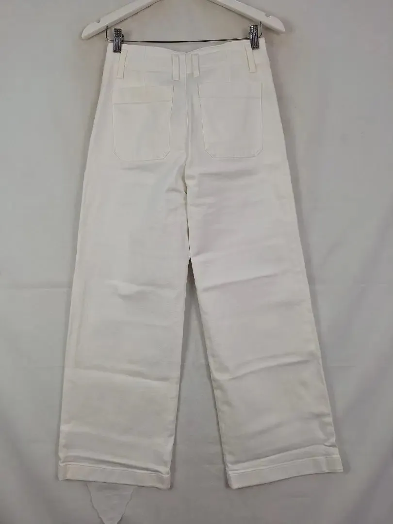 Country Road White High Rise Sleek Jeans Size 8