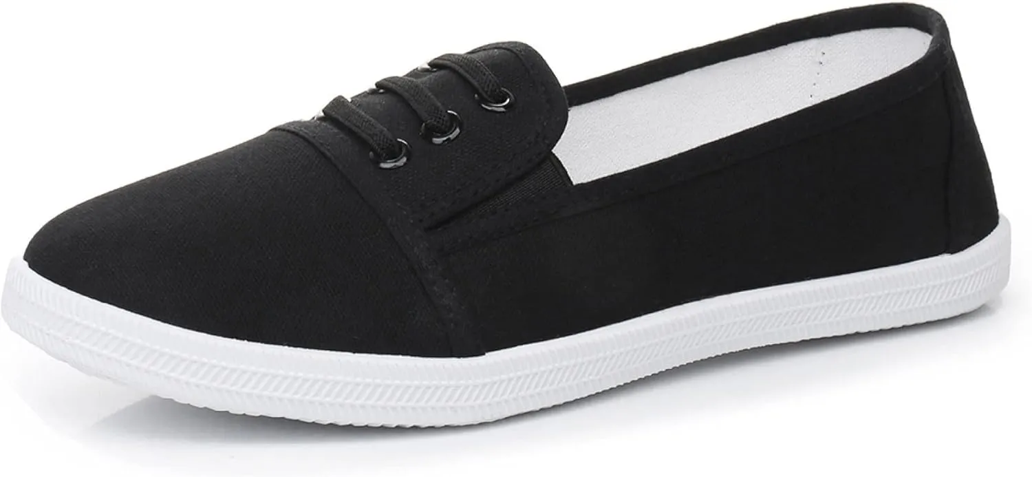 Cull4U Women's Chop-Chop Canvas Slip-On Sneaker