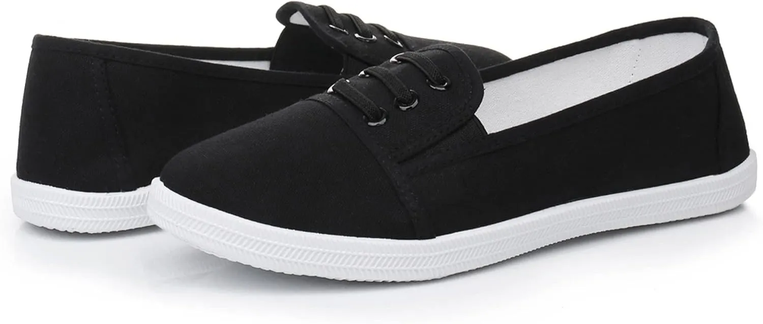 Cull4U Women's Chop-Chop Canvas Slip-On Sneaker