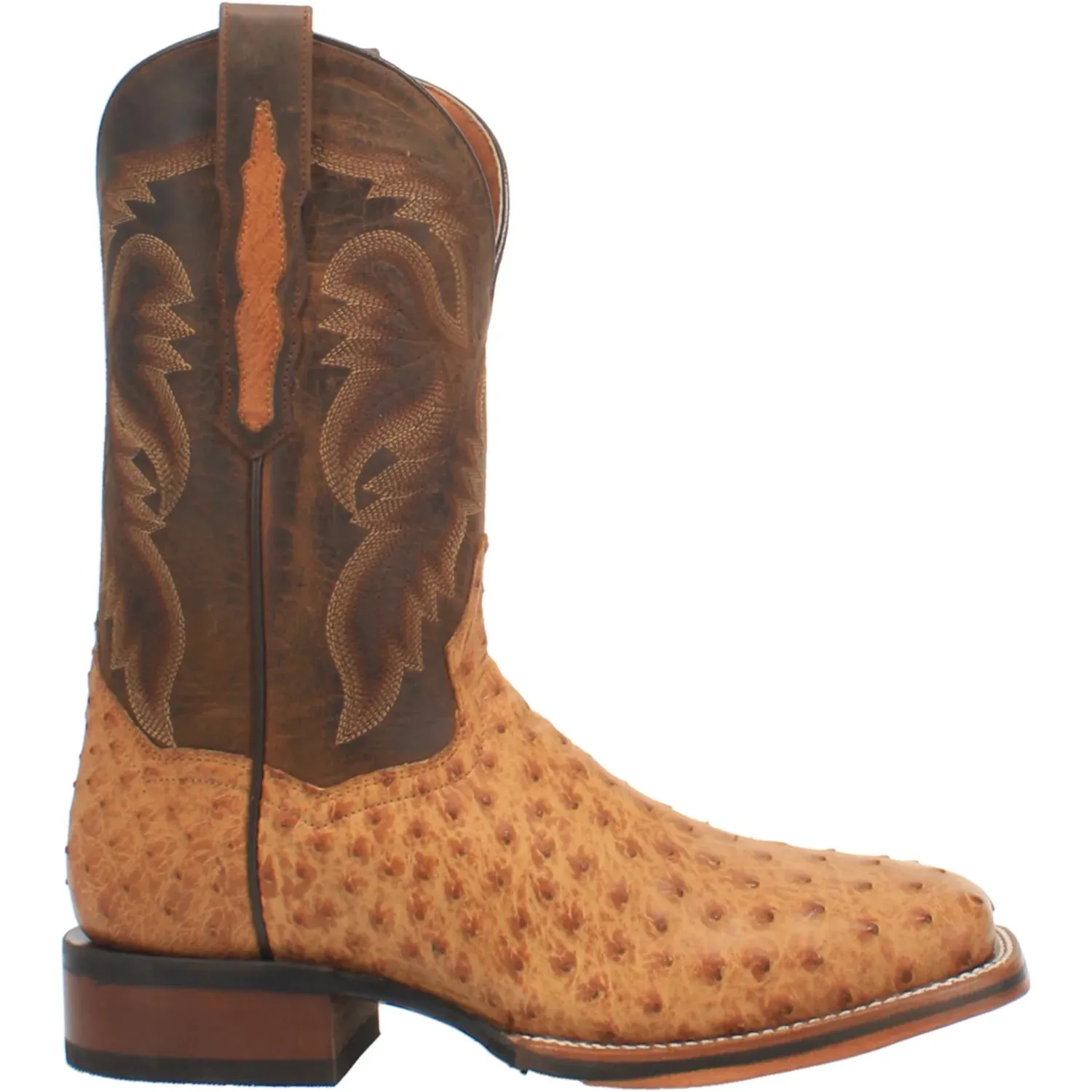 DAN POST KERSHAW FULL QUILL OSTRICH BOOT