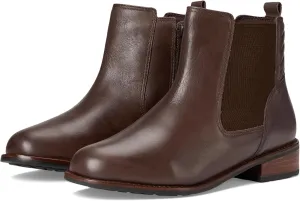 David Tate Women's Luxe Chelsea Boot, Brown, 8.5 Wide