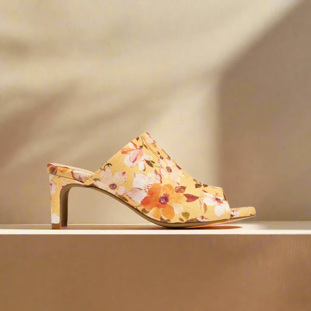 Debbie - Yellow floral