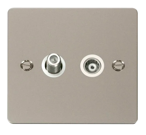 Define 1 Gang Satellite & Isolated Coaxial Socket