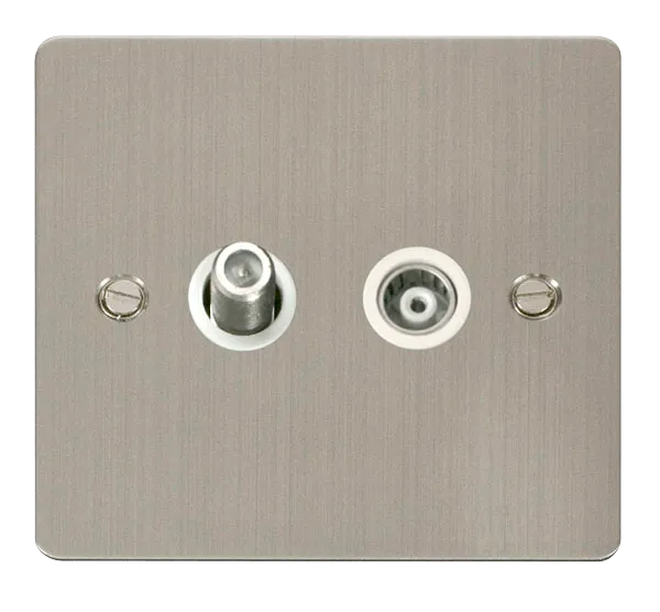 Define 1 Gang Satellite & Isolated Coaxial Socket