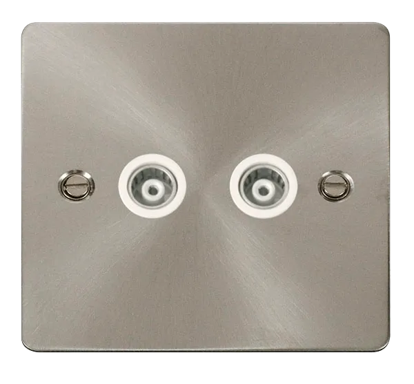 Define 2 Gang Isolated Coaxial Socket