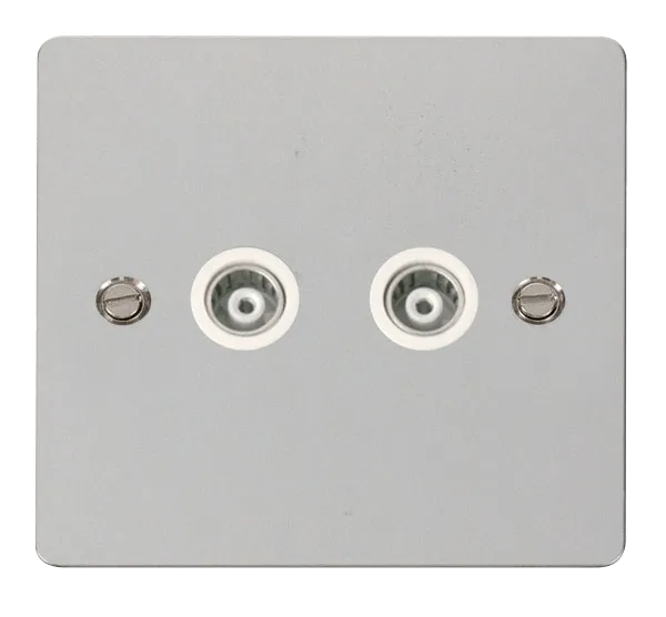 Define 2 Gang Isolated Coaxial Socket
