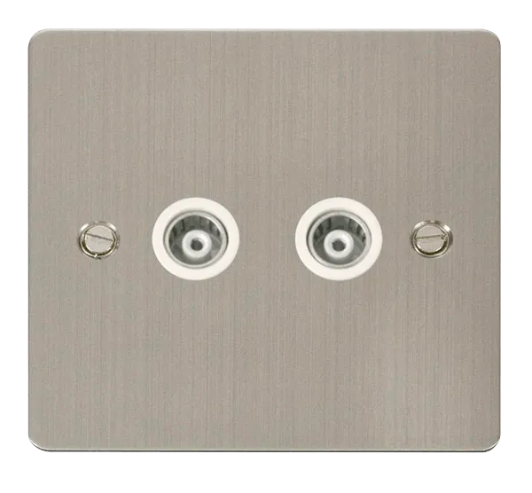 Define 2 Gang Isolated Coaxial Socket