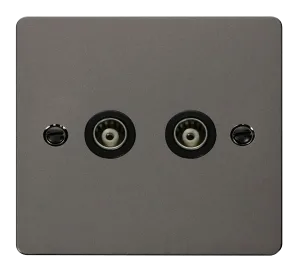 Define 2 Gang Isolated Coaxial Socket