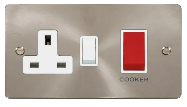 Define 45A DP Switch   13A DP Switched Socket