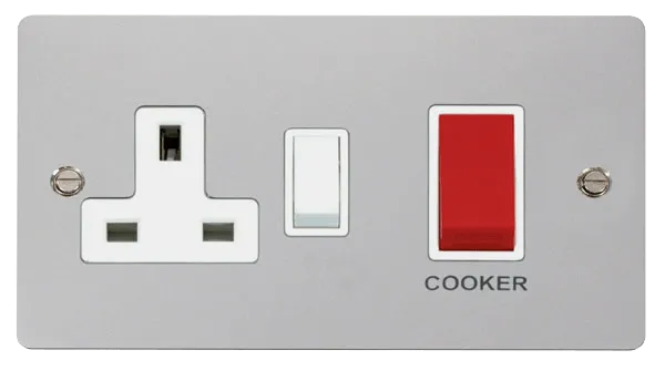Define 45A DP Switch   13A DP Switched Socket