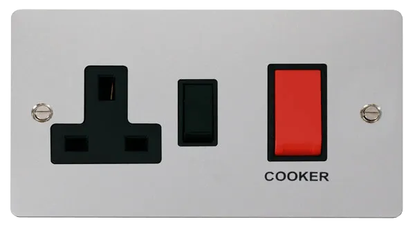 Define 45A DP Switch   13A DP Switched Socket