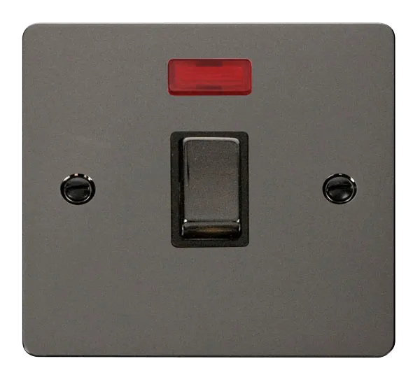 Define Ingot 20A 1 Gang DP Switch    Neon