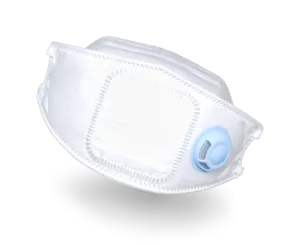 DISPOSABLE P2 Pleated Fold Flat Mask