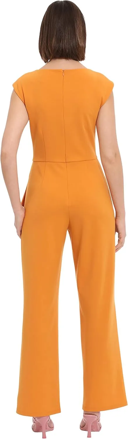 Donna Morgan womens Sleek Style Jumpsuit Office Workwear Event Guest of