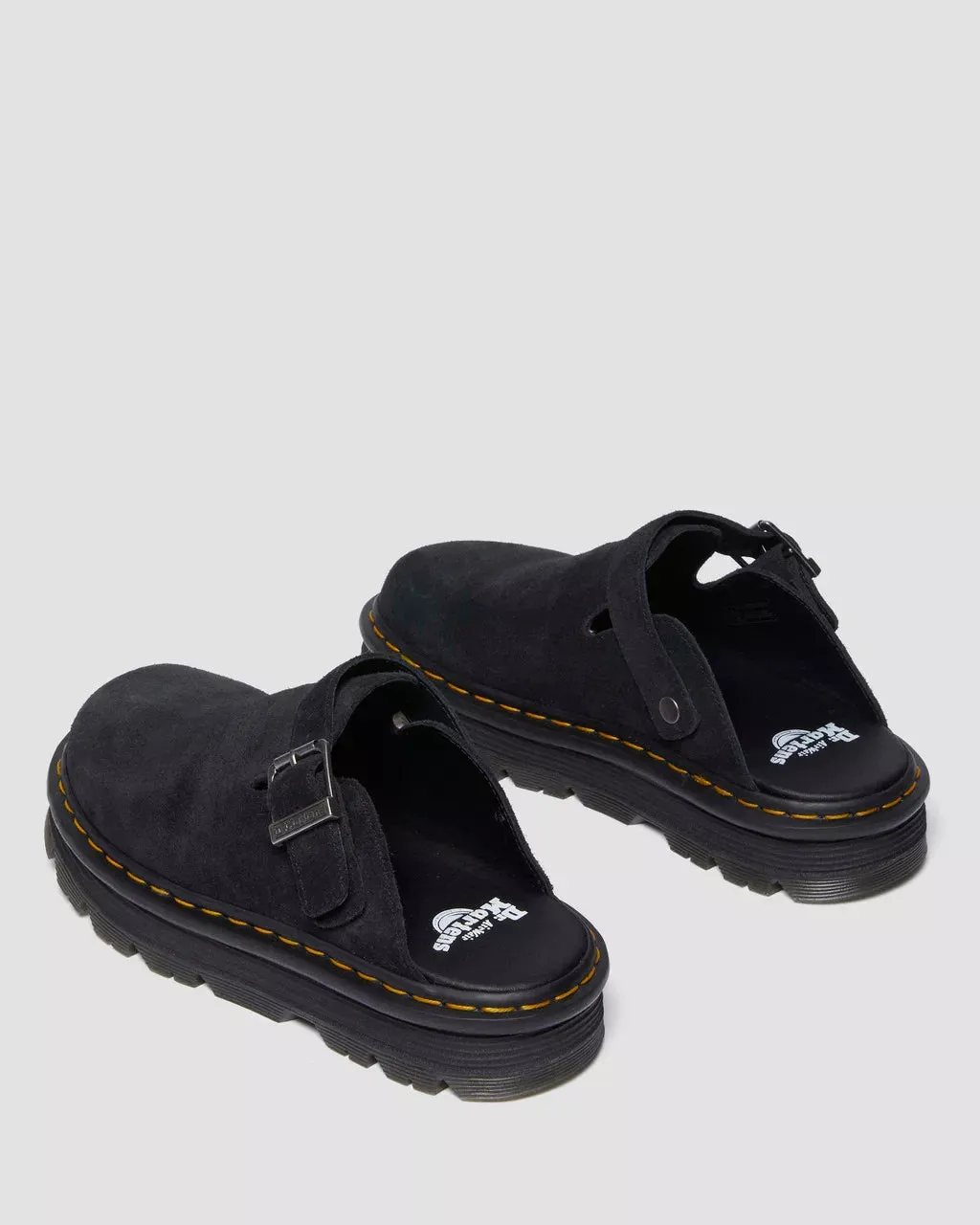 Dr. Martens, Zebzag Mule Black Eh Suede
