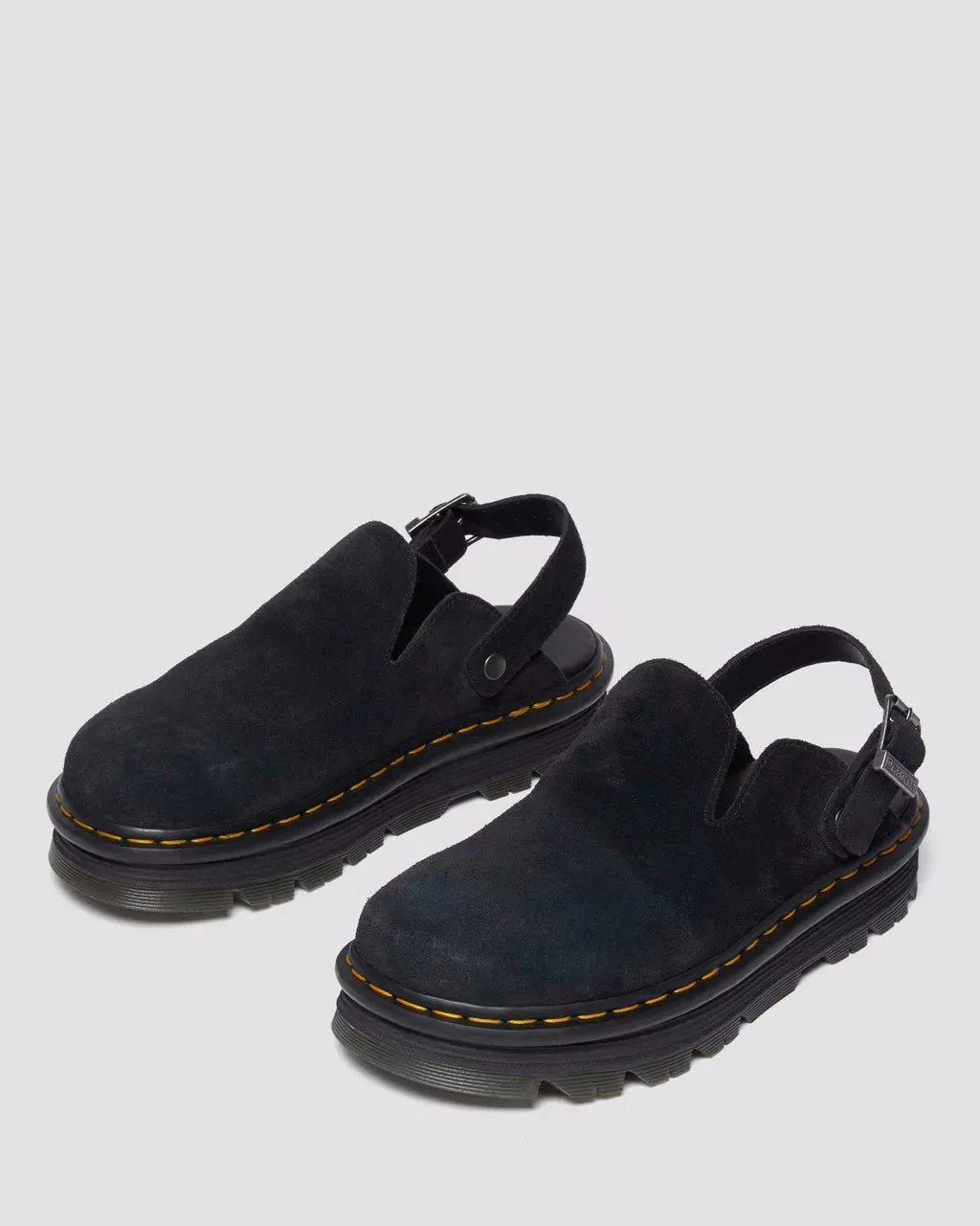 Dr. Martens, Zebzag Mule Black Eh Suede