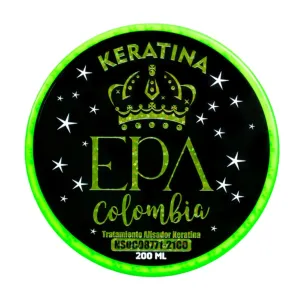 EPA COLOMBIA KERATINA ORGANICA KERATINA PARA ALISAR EL PELO Y TRATAMIENTO PARA CABELLO SECO Y MALTRATADO KERATIN HAIR TREATMENT HAIR STRAIGHTENERS FOR WOMEN HAIR MASK FOR DAMAGED HAIR