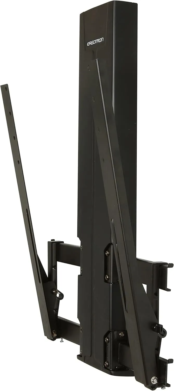 Ergotron – Glide Wall Mount HD, VESA TV Wall Mount – for Heavy Monitors or TVs Up to 55 Inches, 20 to 40 lbs – Black