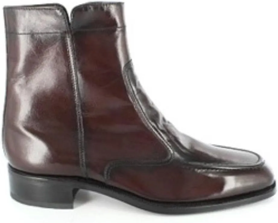Essex Moc Toe Zipper Boot,Black Cherry,9