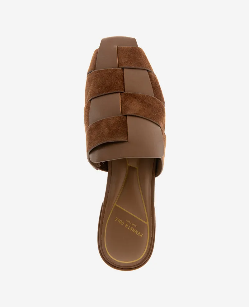 Faina Leather Fisherman Slide Sandal