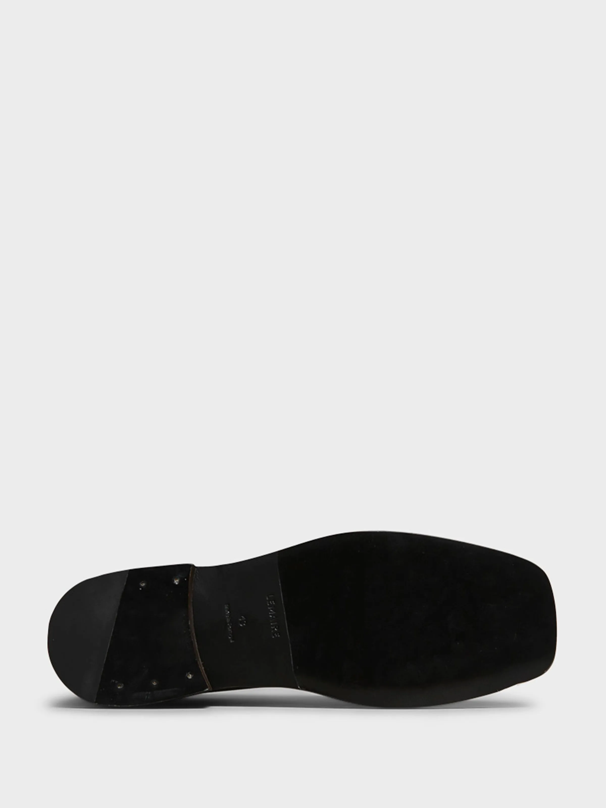 Flat Piped Slippers in Black