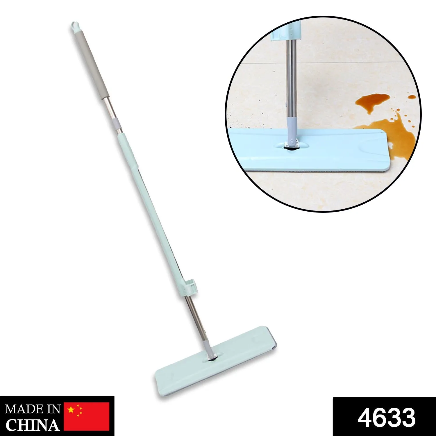 Floor Flat Floor Mop Microfiber Cleaning Expedited delivery Rotation Convenient Mop 360Degree Clean. Squeeze
