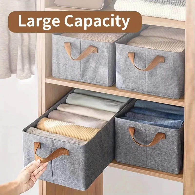 Foldable Cloth Storage Box Bin Organizer for Closet