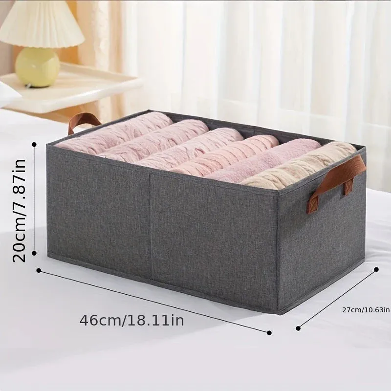 Foldable Cloth Storage Box Bin Organizer for Closet