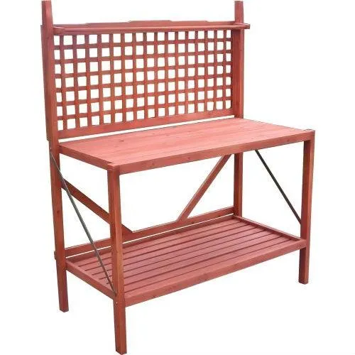 Foldable Potting Bench Home Garden Planting Station