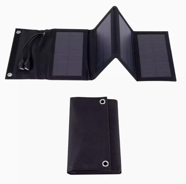 Foldable Solar Panel 100W Portable Solar Panels Fast Charger USB 5V DC Full Power Solar Panel Mobile Power Bank For Camping