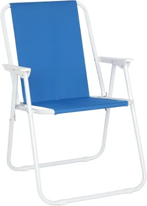 Folding Beach Chair for Adults, Patio Lightweight Folding Chair(Only 4.4 Lbs),Folds for Easy Storage, Outdoor Portable Camping Chairs for Garden, Park, Lawn, Music Festival, Poolside,Travel, Blue