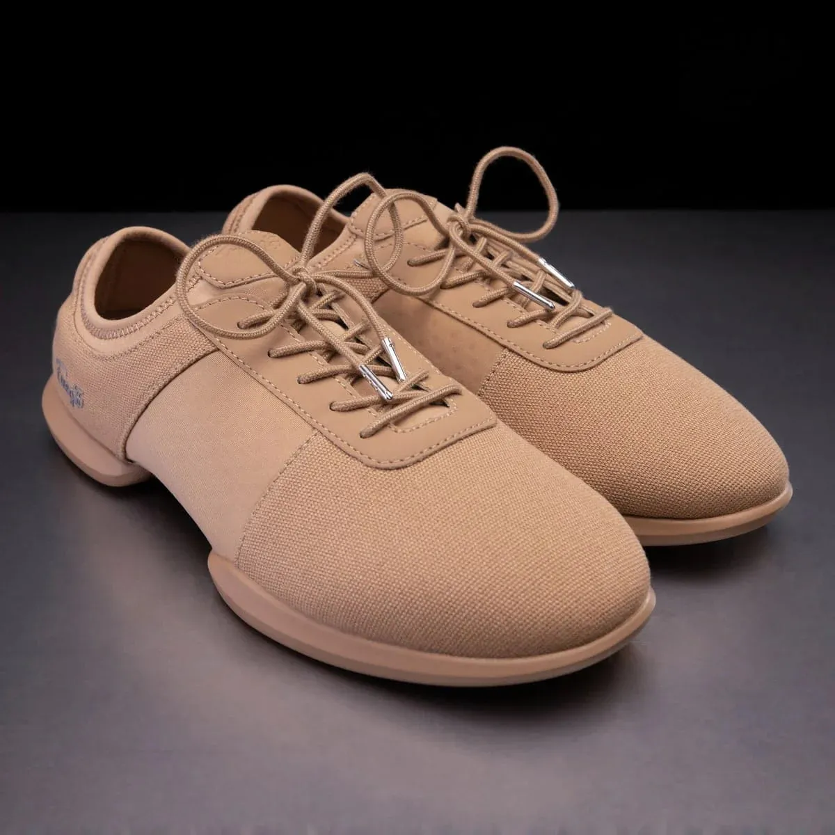 Fuego Sneakers Latte Lightweight Split-Sole Dance Shoes
