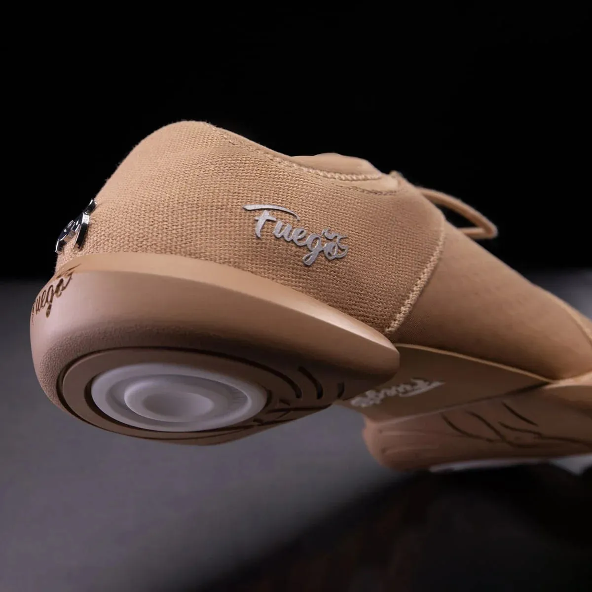 Fuego Sneakers Latte Lightweight Split-Sole Dance Shoes