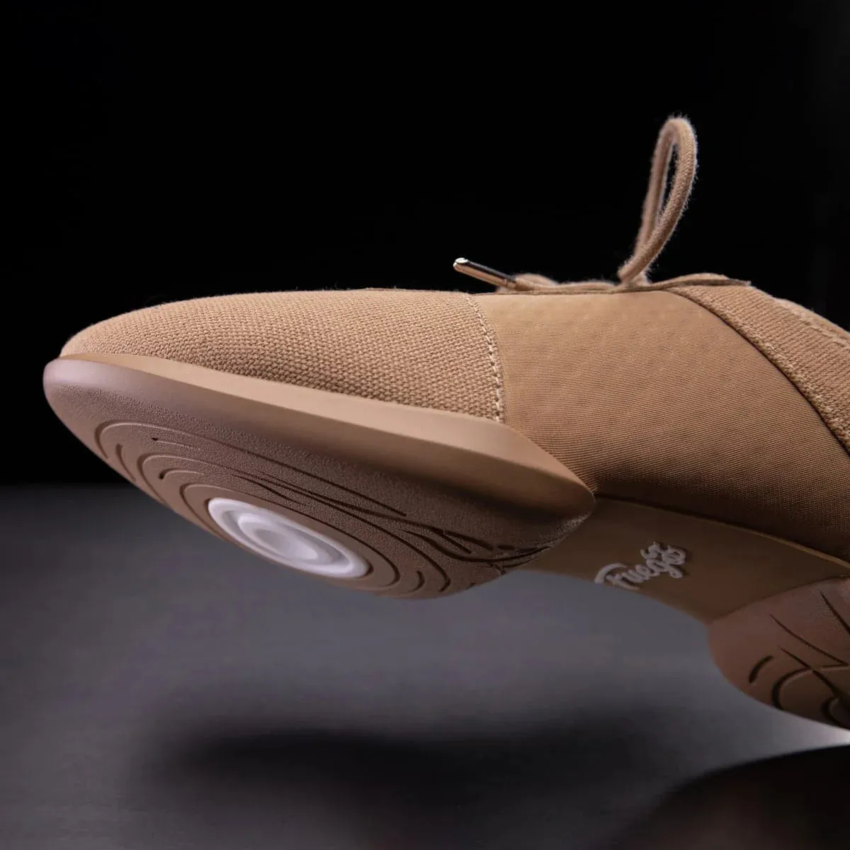 Fuego Sneakers Latte Lightweight Split-Sole Dance Shoes