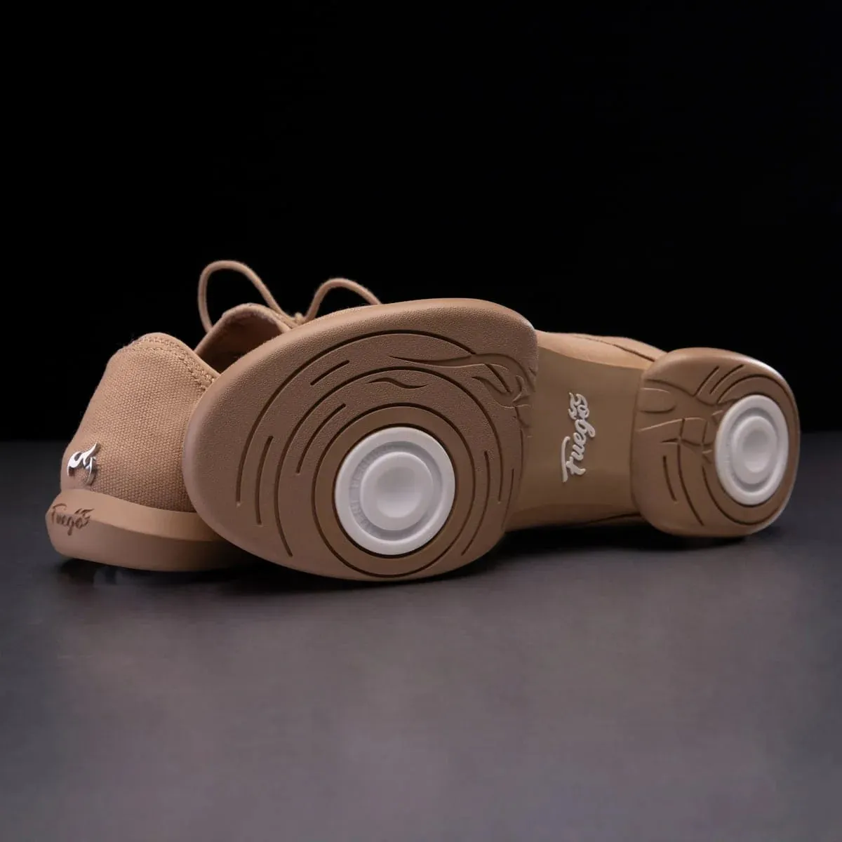 Fuego Sneakers Latte Lightweight Split-Sole Dance Shoes