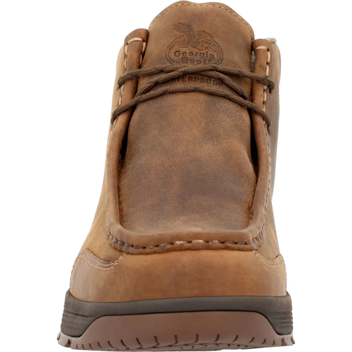 Georgia Boot Brown Athens Superlyte Men's Waterproof Wallabe Boots GB00646