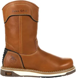 Georgia Boot Men's Brown Amp Lt Wedge Pull on Industrial Boot