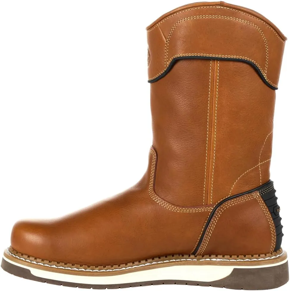 Georgia Boot Men's Brown Amp Lt Wedge Pull on Industrial Boot